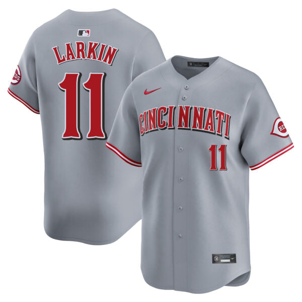 Barry Larkin Cincinnati Reds Road Limited Jersey - Gray product image 1