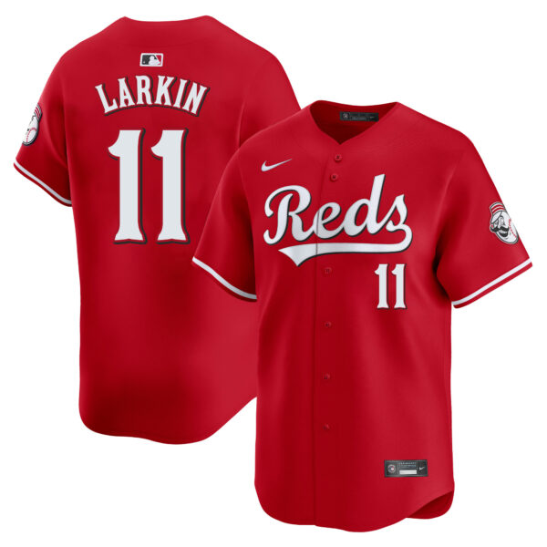 Barry Larkin Cincinnati Reds Alternate Limited Jersey - Red product image 1