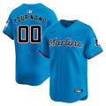 Custom Miami Marlins Alternate Limited Jersey - Blue product image 1