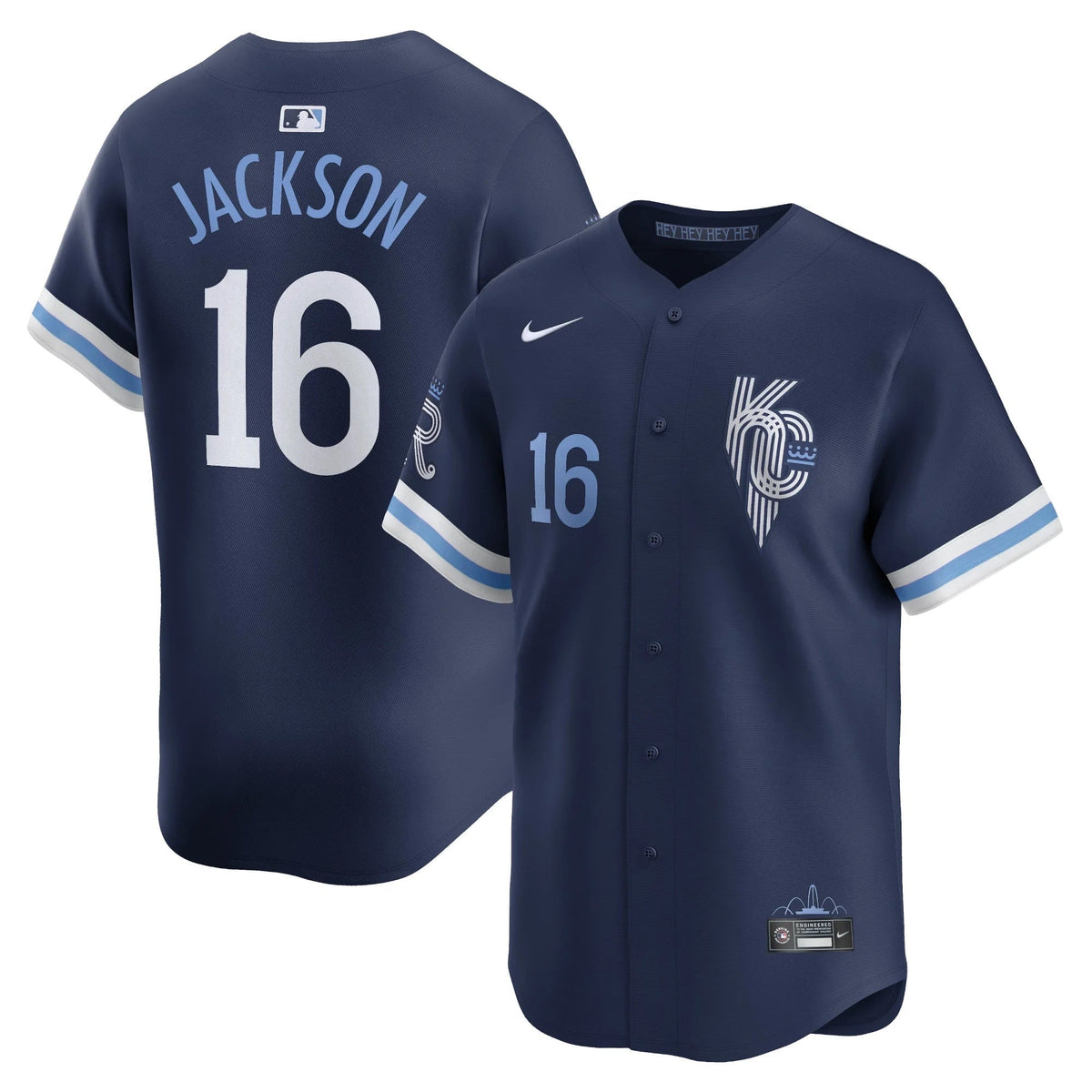 Bo Jackson Kansas City Royals Connect Jersey - Navy product image 1