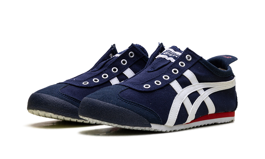 Onitsuka-tiger|mexico-66-slip-on-navy-off-white-red-195933 product image 2, provided for visual reference and product detail