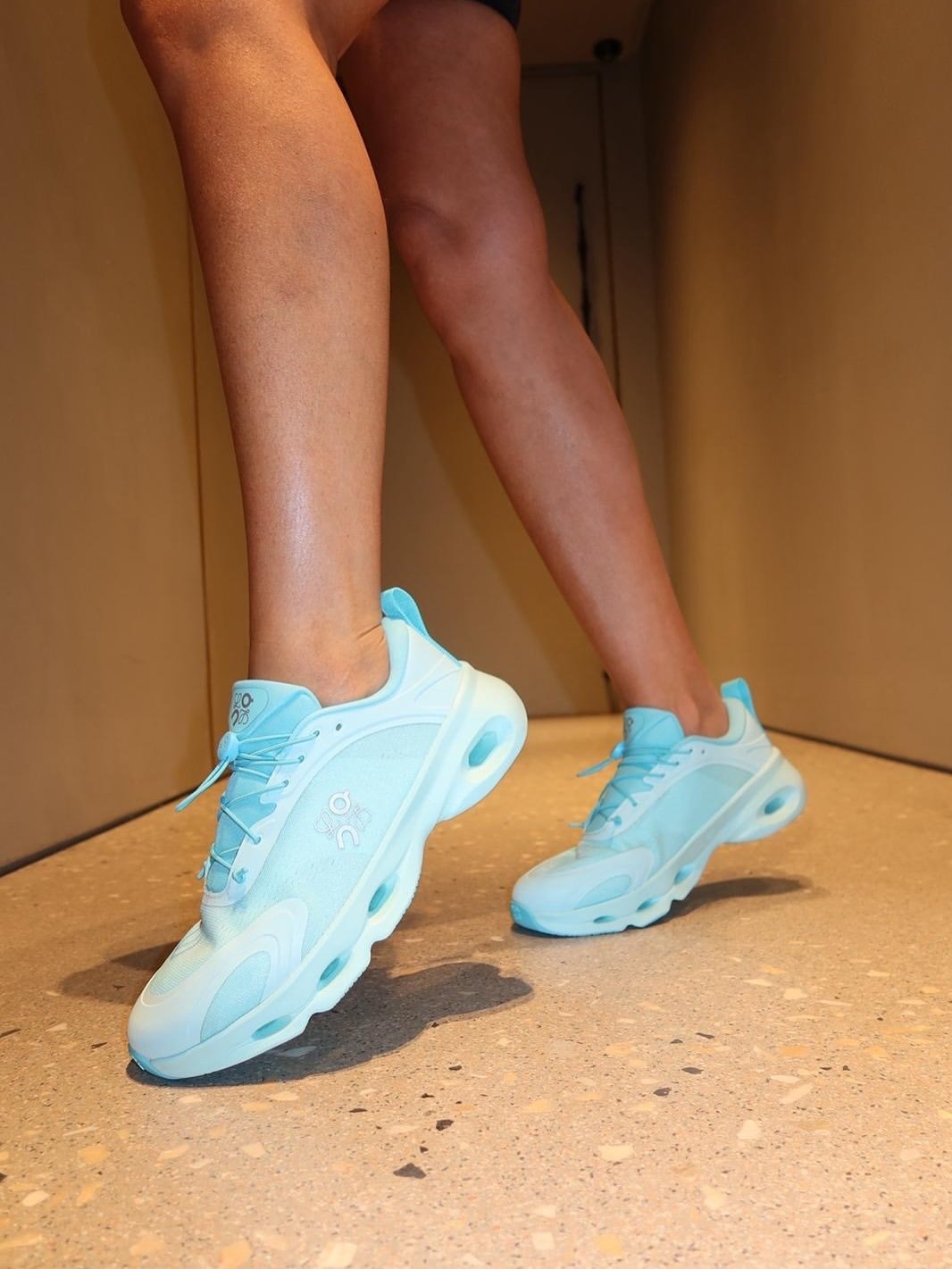 LOEWE x On Cloudsolo Turquoise Lifestyle Sneakers product image 5, provided for visual reference and product detail review