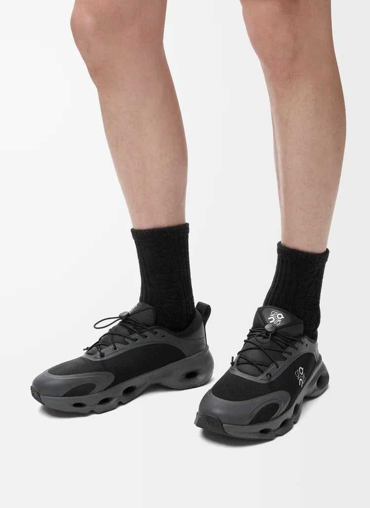 LOEWE x On Cloudsolo Black Lifestyle Sneakers product image 3, provided for visual reference and product detail review