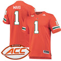 Cam Ward Miami Hurricanes Home Jersey - Orange product image 1
