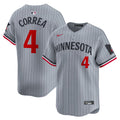 Carlos Correa Minnesota Twins Road Jersey - Gray product image 1