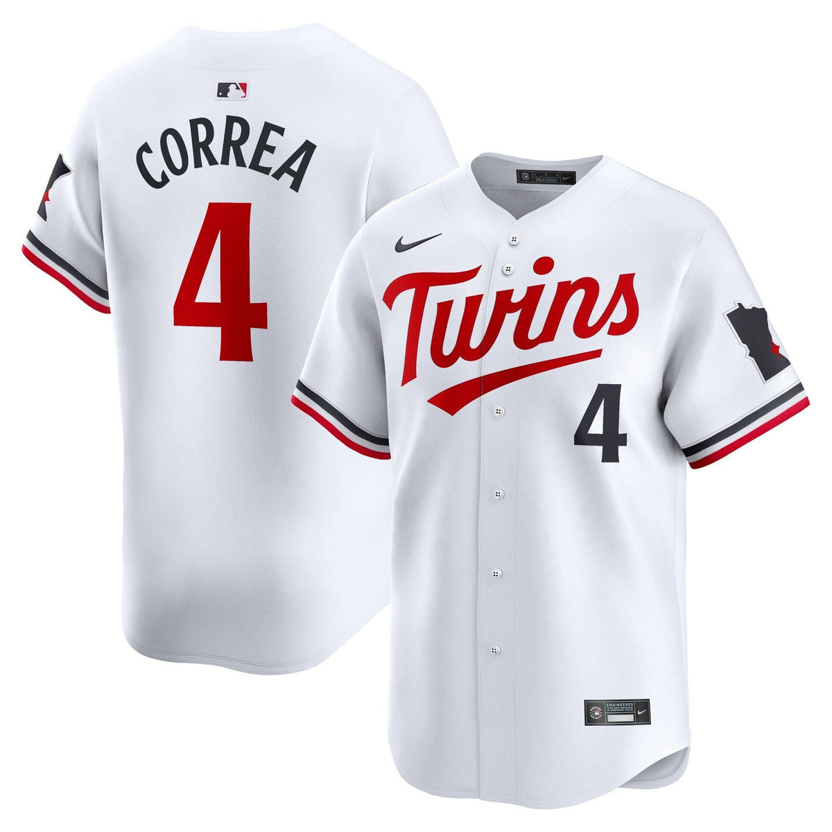 Carlos Correa Minnesota Twins Home Jersey - White product image 1
