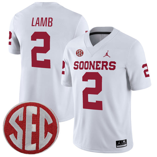 CeeDee Lamb Oklahoma Sooners Alumni Player Jersey - White product image 1