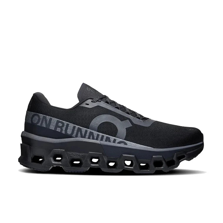 On Cloudmonster 2 Black Eclipse Running Shoes product image 3, provided for visual reference and product detail review
