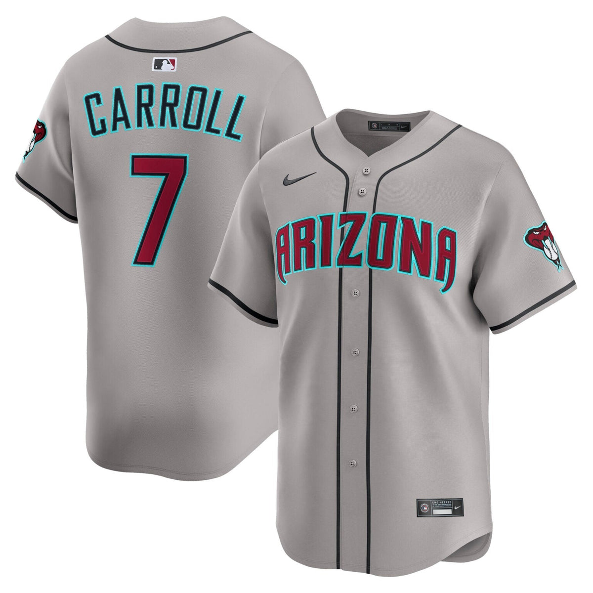 Corbin Carroll Arizona Diamondbacks Road Limited Jersey – product image 1