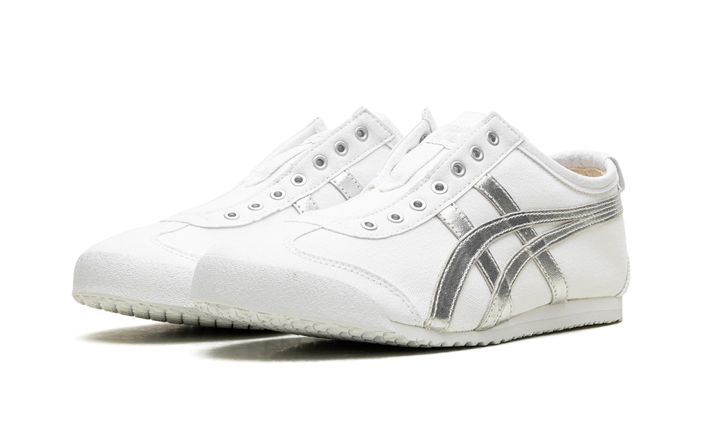 Onitsuka-tiger|mexico-66-slip-on-white-pure-silver-132384 product image 2, provided for visual reference and product detail