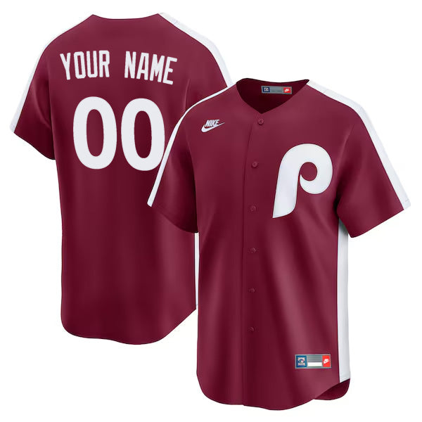 Custom Philadelphia Phillies Cooperstown Throwback Jersey – product image 1