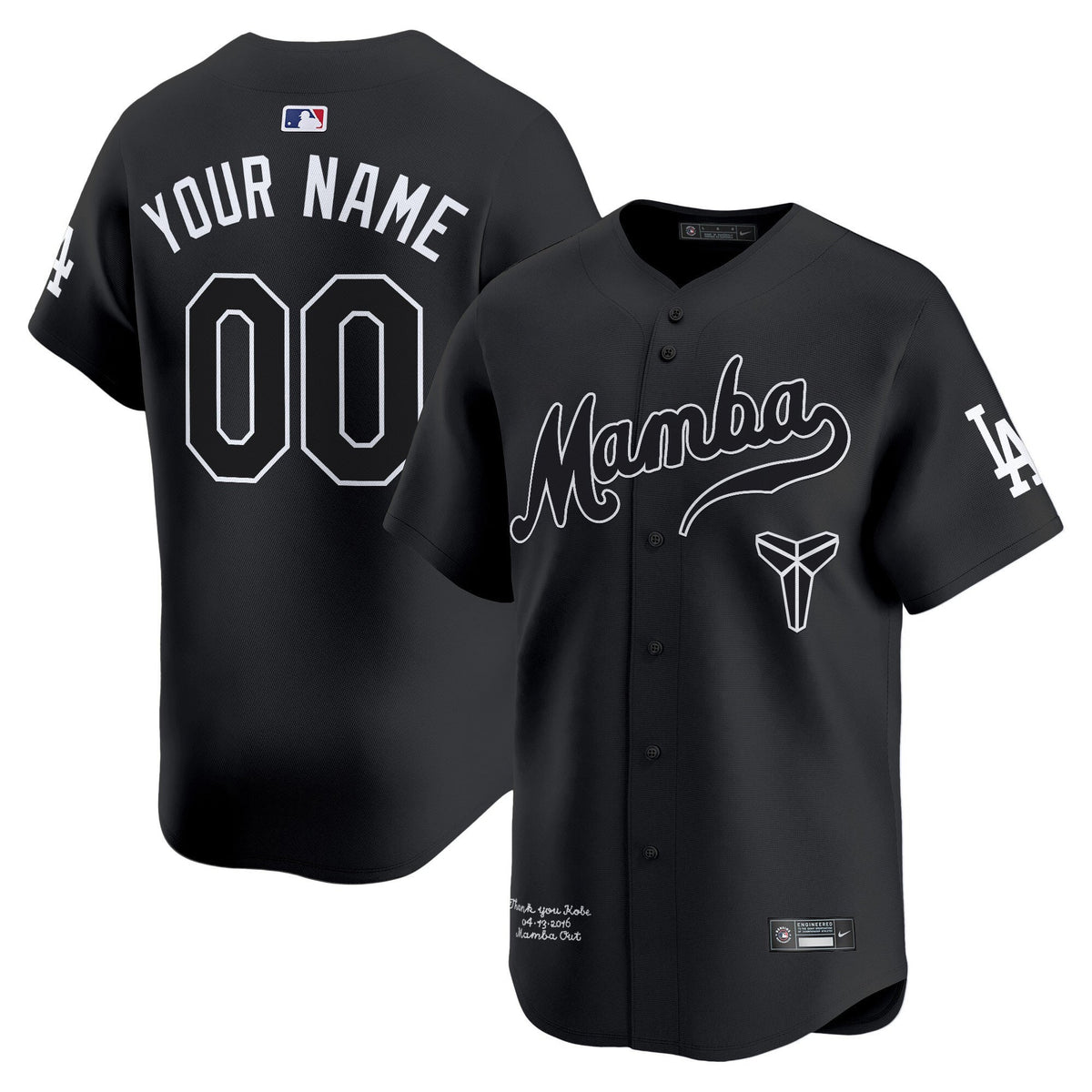 Custom Los Angeles Dodgers Kobe Honor Collection Jersey product image 1