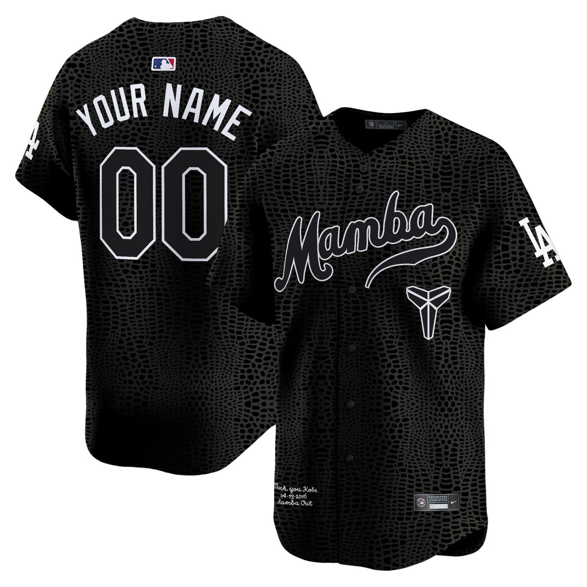 Custom Los Angeles Dodgers Kobe Honor Collection Jersey product image 1
