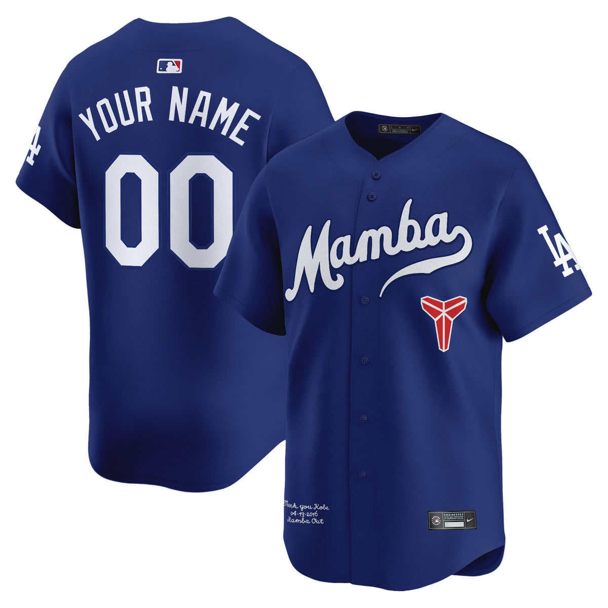 Custom Los Angeles Dodgers Kobe Honor Collection Jersey product image 1