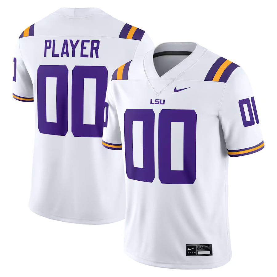 Custom LSU Tigers Jersey - White product image 1