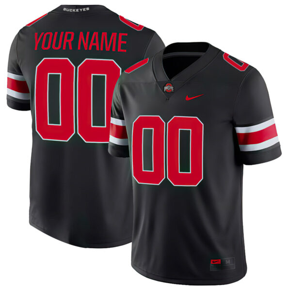 Custom Ohio States Buckeyes Jersey - Black product image 1