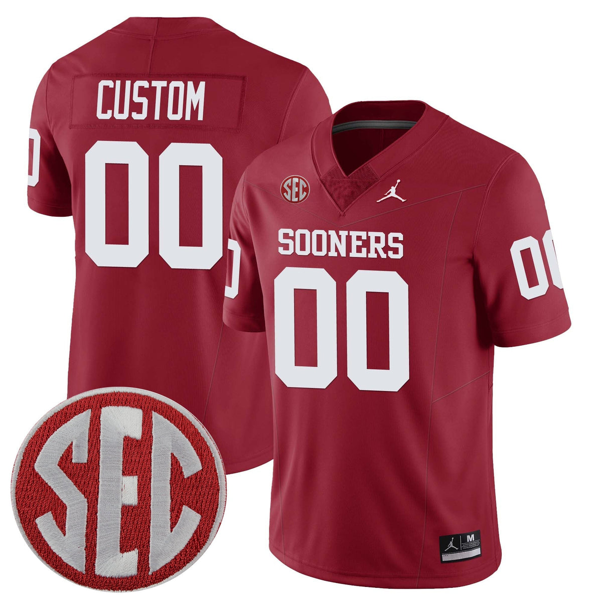 Custom Oklahoma Sooners Alumni Player Jersey - Crimson product image 1