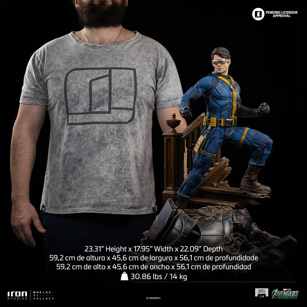 Pre-Order - Statue Cyclops Regular ver. - Avengers: Doomsday - Legacy Replica 1/4 - Iron Studios product image 11, provided