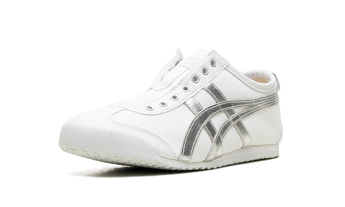 Onitsuka-tiger|mexico-66-slip-on-white-pure-silver-132384 product image 4, provided for visual reference and product detail