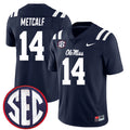 DK Metcalf Ole Miss Rebels Jersey - Navy product image 1