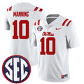 Eli Manning Ole Miss Rebels Jersey - White product image 1
