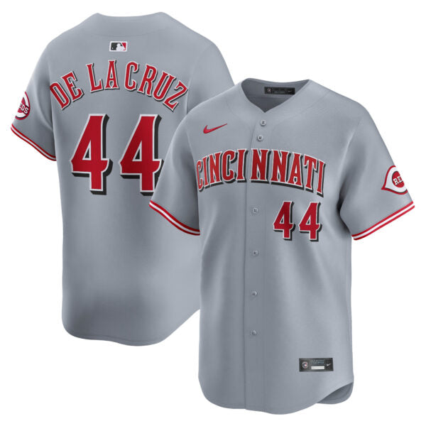 Elly De La Cruz Cincinnati Reds Road Limited Jersey - Gray product image 1