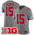 Ezekiel Elliott Ohio State Buckeyes Jersey – Gray product image 1