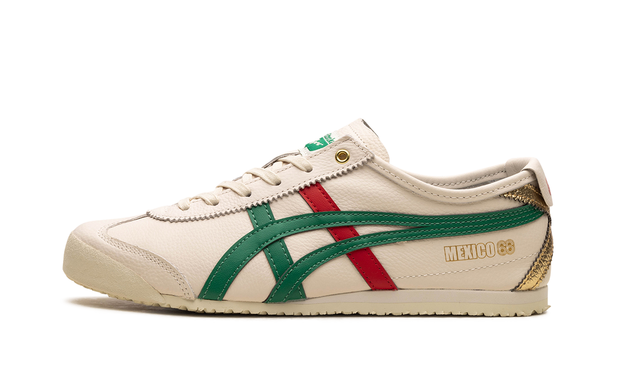 Onitsuka-tiger|mexico-66-birch-kale-red-gold-124785 product image 1, provided for visual reference and product detail review