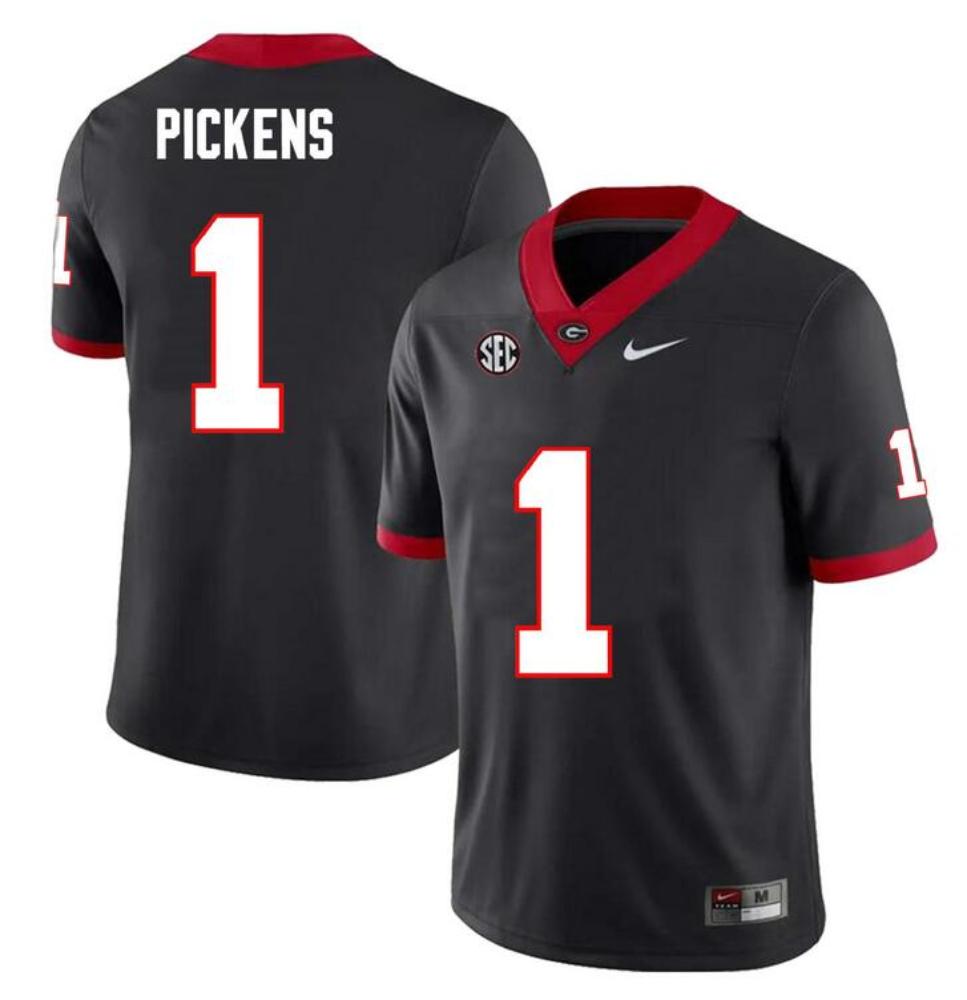 George Pickens Georgia Bulldogs Jersey - Black product image 1