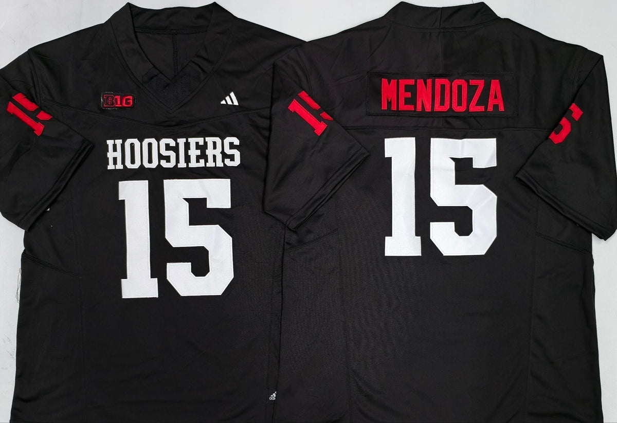 Fernando Mendoza Indiana Hoosiers Jersey - Black product image 1