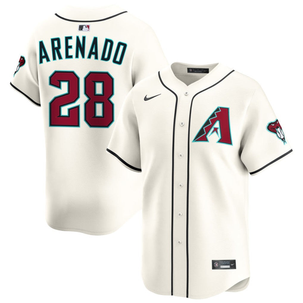 Nolan Arenado Arizona Diamondbacks Home Jersey – Cream product image 1