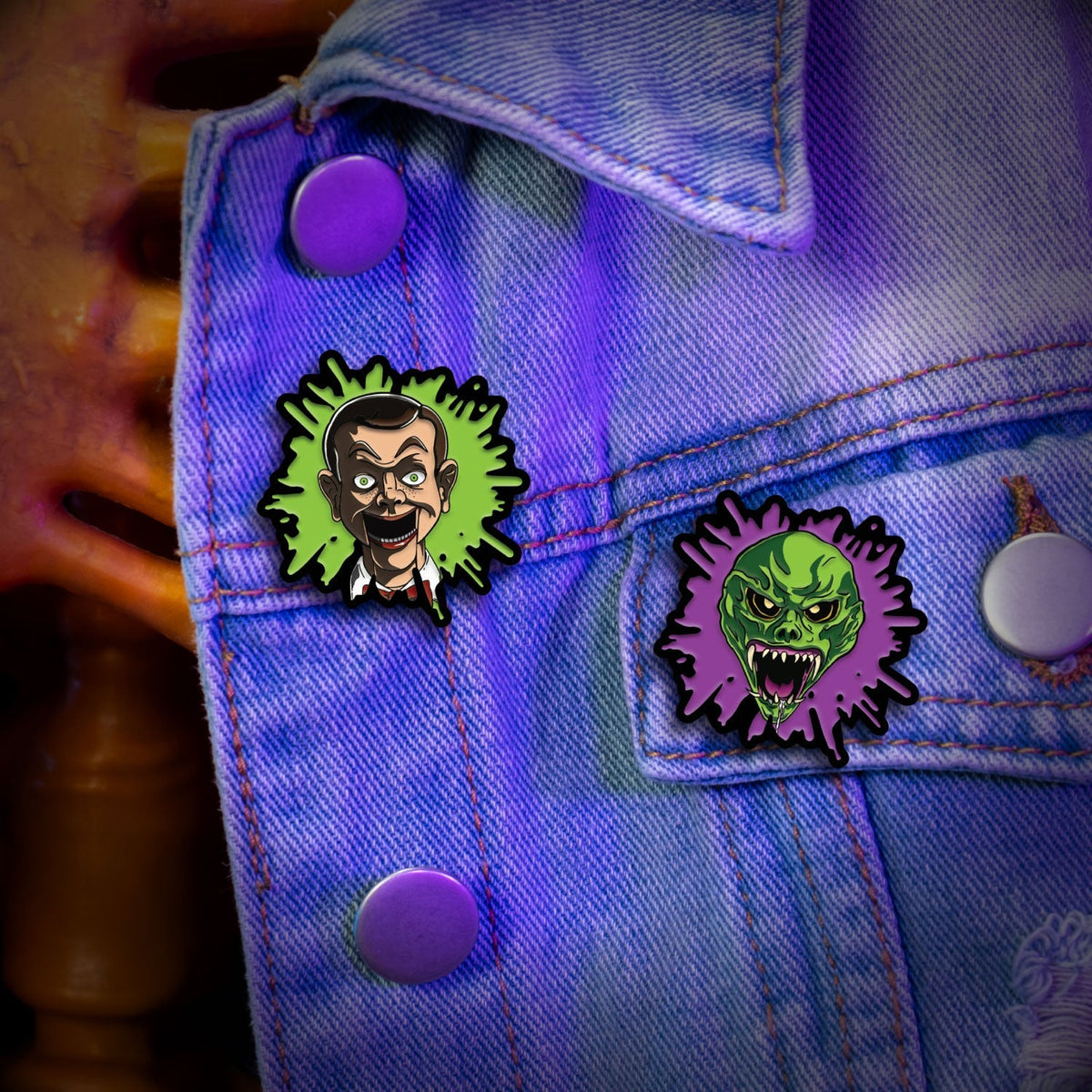 Goosebumps - Slappy Enamel Pin product image 2, provided for visual reference and product detail review