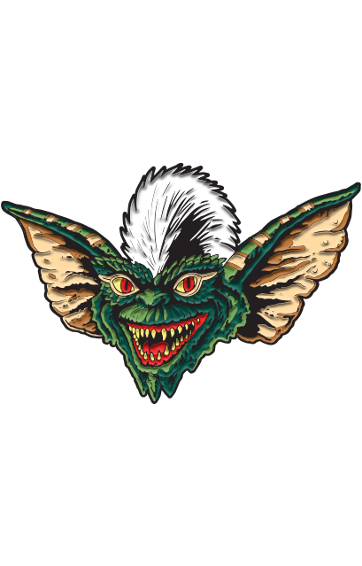 Gremlins - Stripe Head Enamel Pin product image 2, provided for visual reference and product detail review
