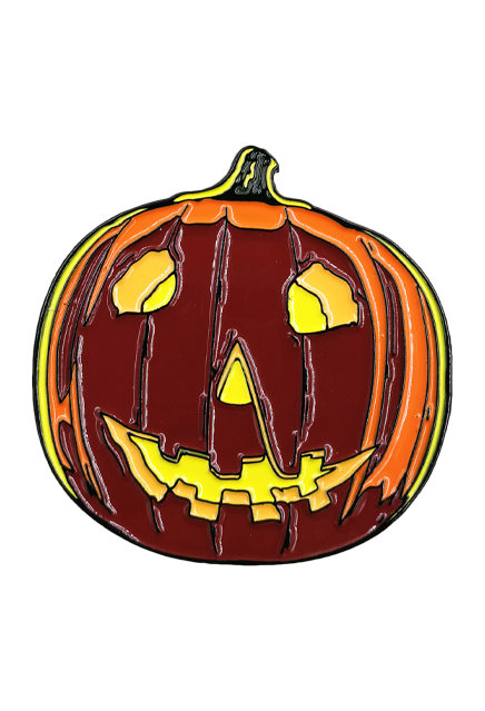 Halloween - Halloween Pumpkin Enamel Pin product image 2, provided for visual reference and product detail review