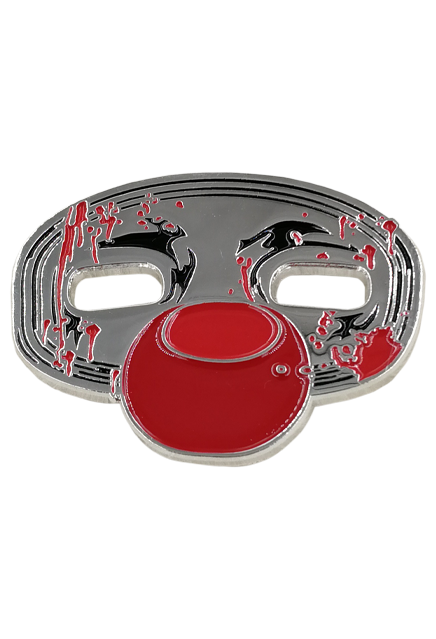 Halloween 4 - Jamie Lloyd Clown Mask Enamel Pin product image 2, provided for visual reference and product detail review