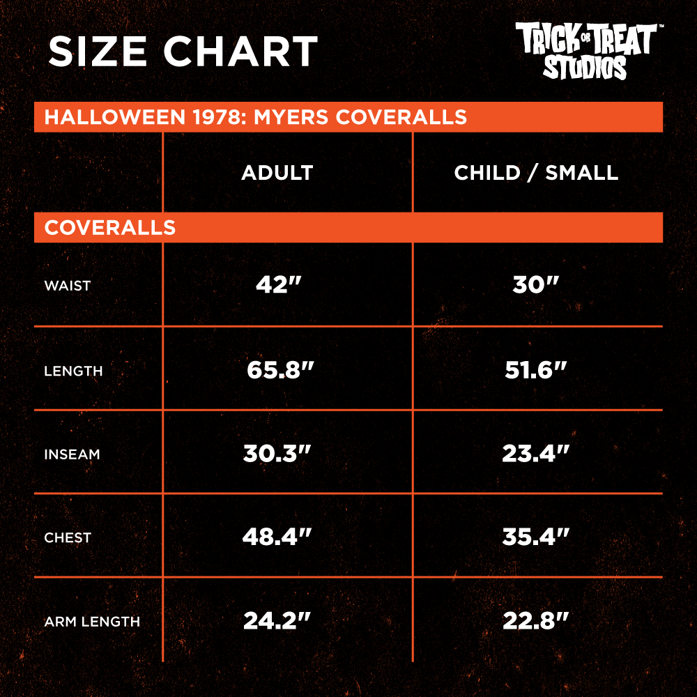 Halloween - Michael Myers Children's Coveralls product image 2, provided for visual reference and product detail review