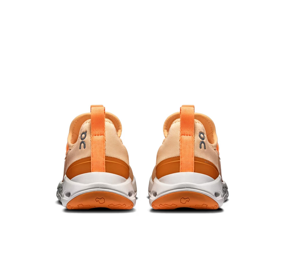 On Little Kids' Cloudleap Tangerine/Blonde Athletic Shoes product image 5, provided for visual reference and product detail