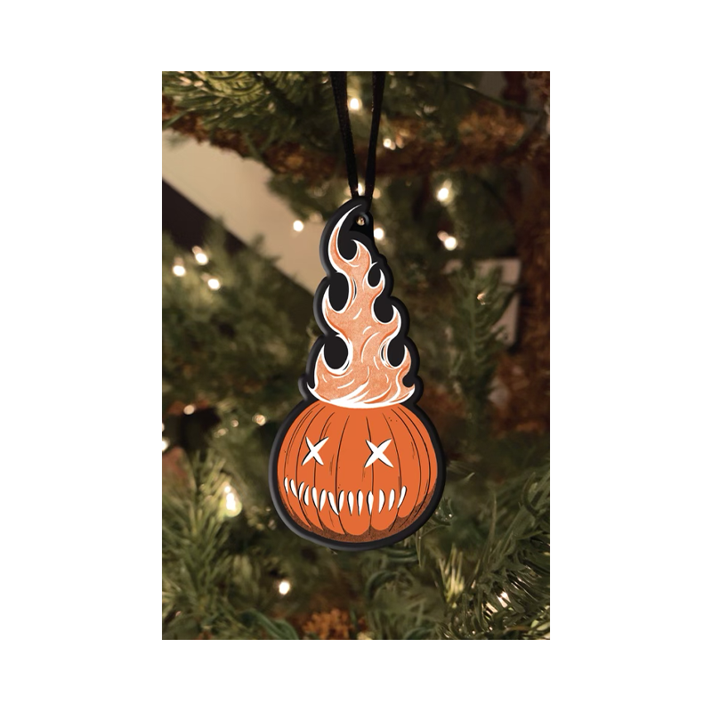 Holiday Horrors - Trick 'r Treat Sam O'Lantern Pumpkin Metal Ornament product image 1, provided for visual reference and