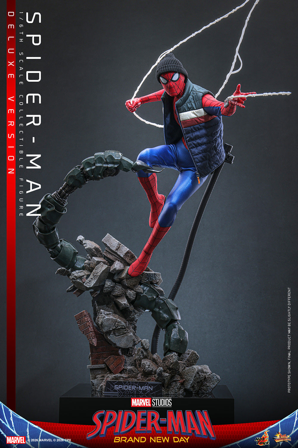 Hot Toys Spider-Man (Brand New Day - Deluxe Version) 1/6 Scale Action Figure product image 1, provided for visual reference
