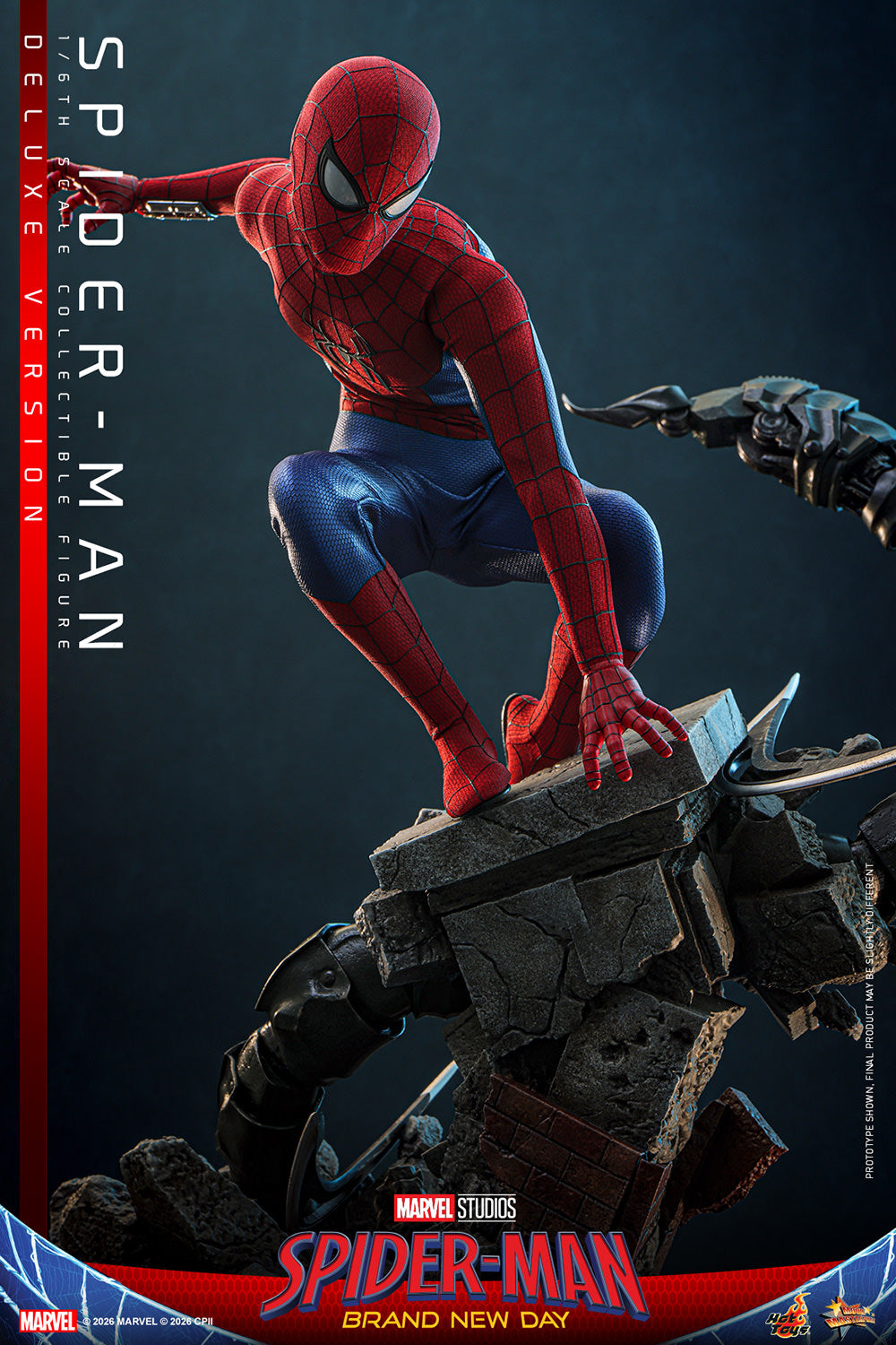 Hot Toys Spider-Man (Brand New Day - Deluxe Version) 1/6 Scale Action Figure product image 6, provided for visual reference