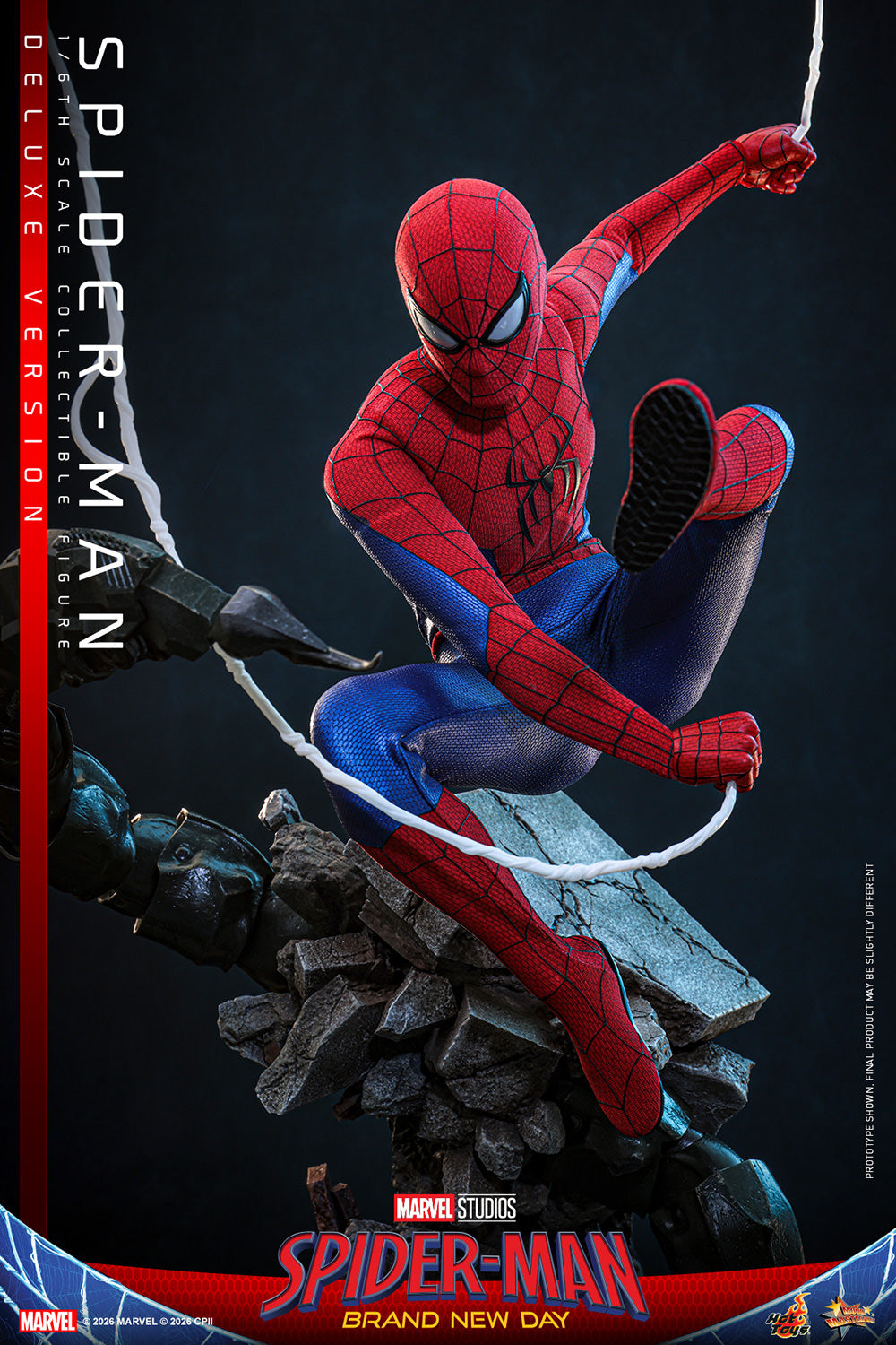 Hot Toys Spider-Man (Brand New Day - Deluxe Version) 1/6 Scale Action Figure product image 4, provided for visual reference