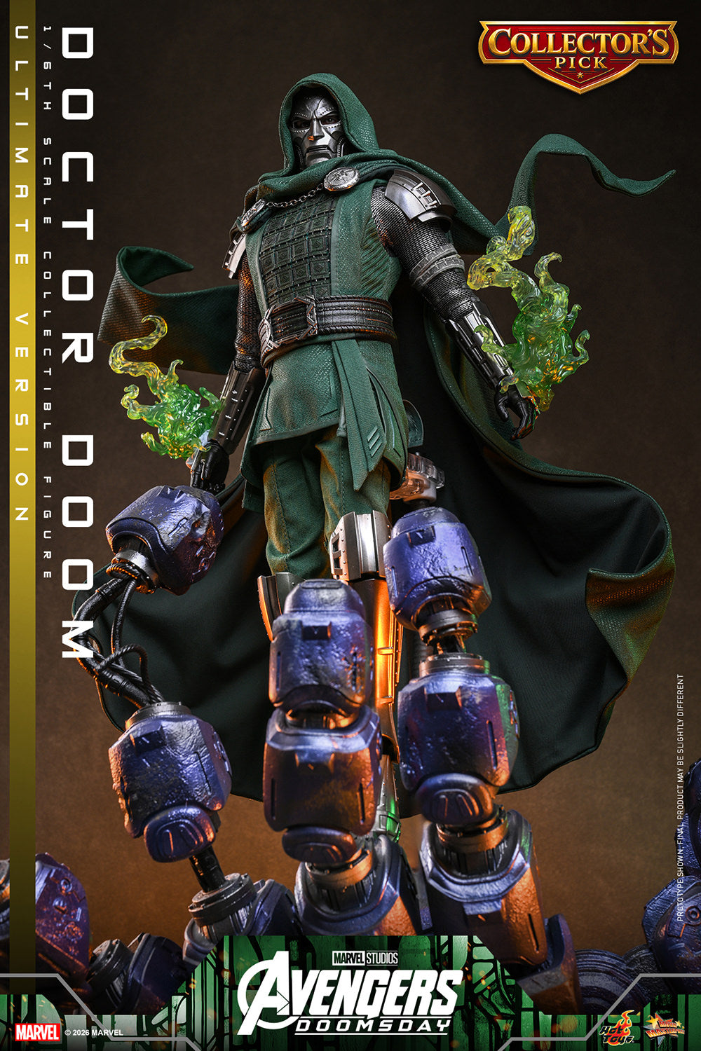 Hot Toys Doctor Doom (Avengers: Doomsday - Ultimate Version) 1/6 Scale Action Figure product image 6, provided for visual