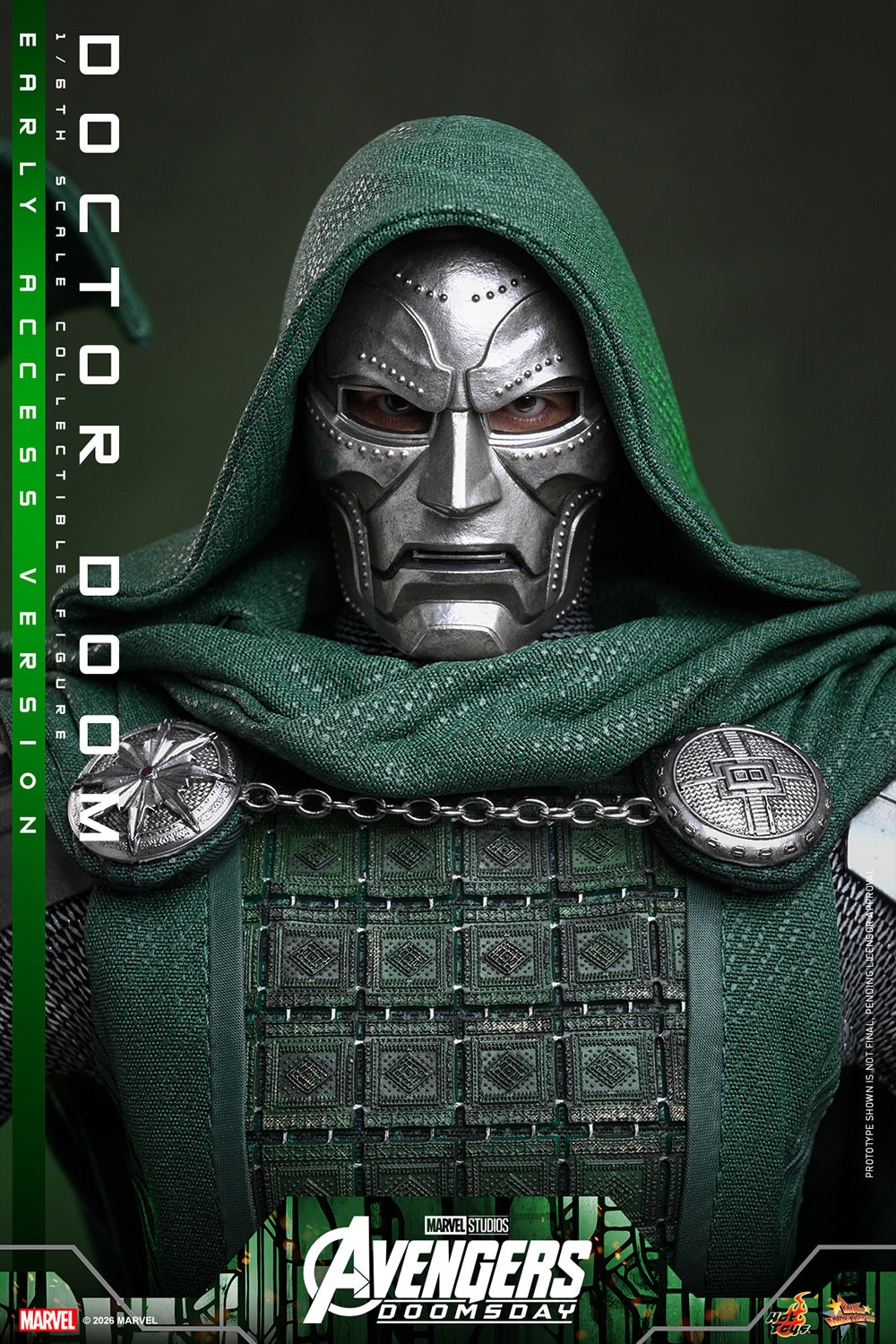 Hot Toys Doctor Doom (Avengers: Doomsday) 1/6 Scale Action Figure product image 5, provided for visual reference and product