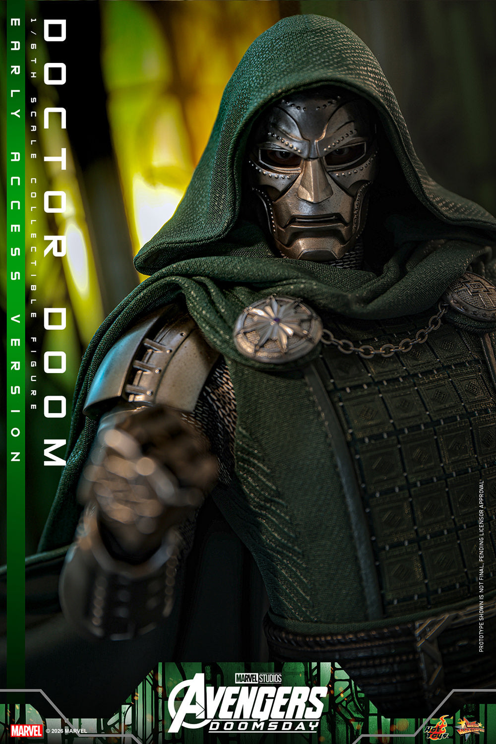 Hot Toys Doctor Doom (Avengers: Doomsday) 1/6 Scale Action Figure product image 3, provided for visual reference and product