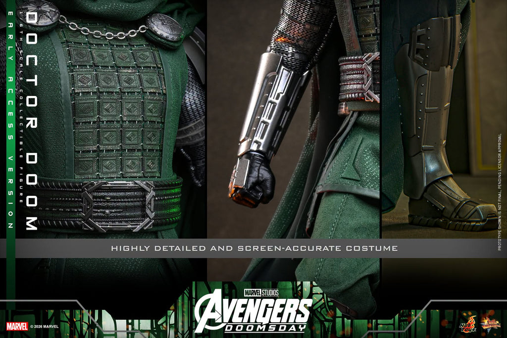 Hot Toys Doctor Doom (Avengers: Doomsday) 1/6 Scale Action Figure product image 7, provided for visual reference and product