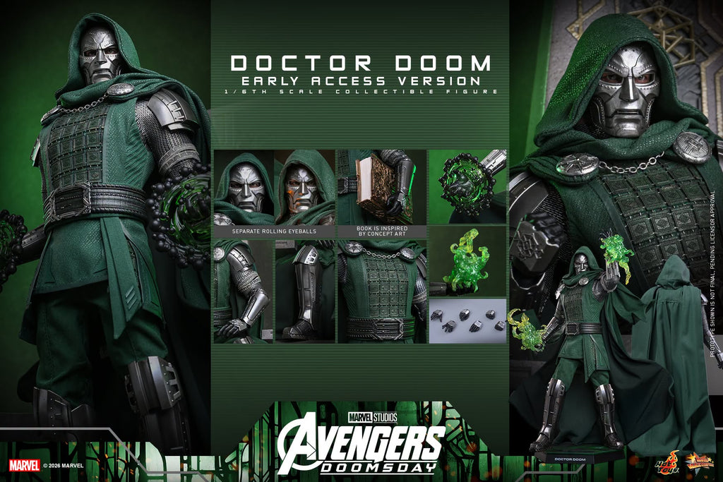 Hot Toys Doctor Doom (Avengers: Doomsday) 1/6 Scale Action Figure product image 8, provided for visual reference and product
