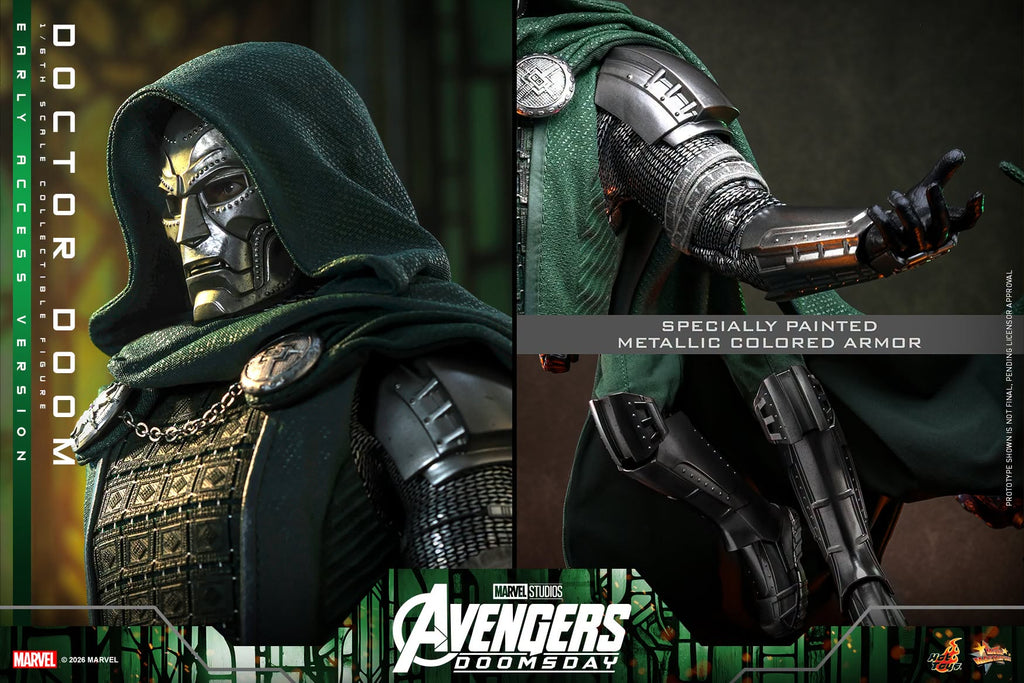 Hot Toys Doctor Doom (Avengers: Doomsday) 1/6 Scale Action Figure product image 9, provided for visual reference and product