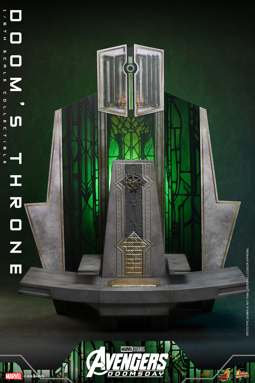 Hot Toys Doom's Throne (Avengers: Doomsday) 1/6 Scale Accessory product image 1, provided for visual reference and product