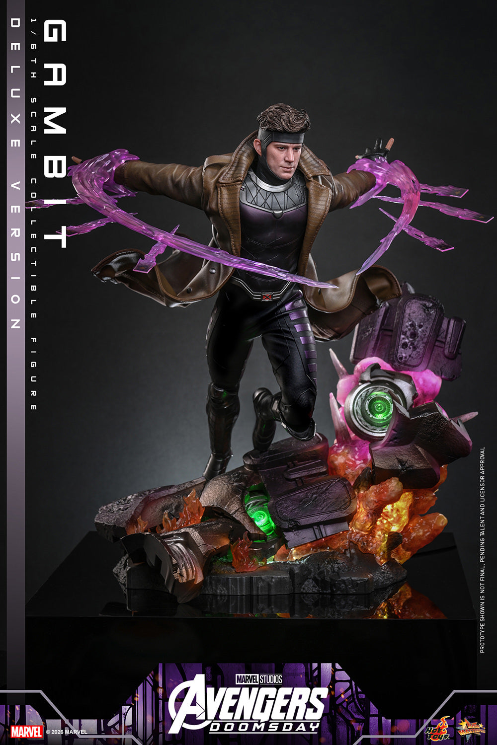 Hot Toys Gambit (Avengers: Doomsday - Deluxe Version) 1/6 Scale Action Figure product image 8, provided for visual reference