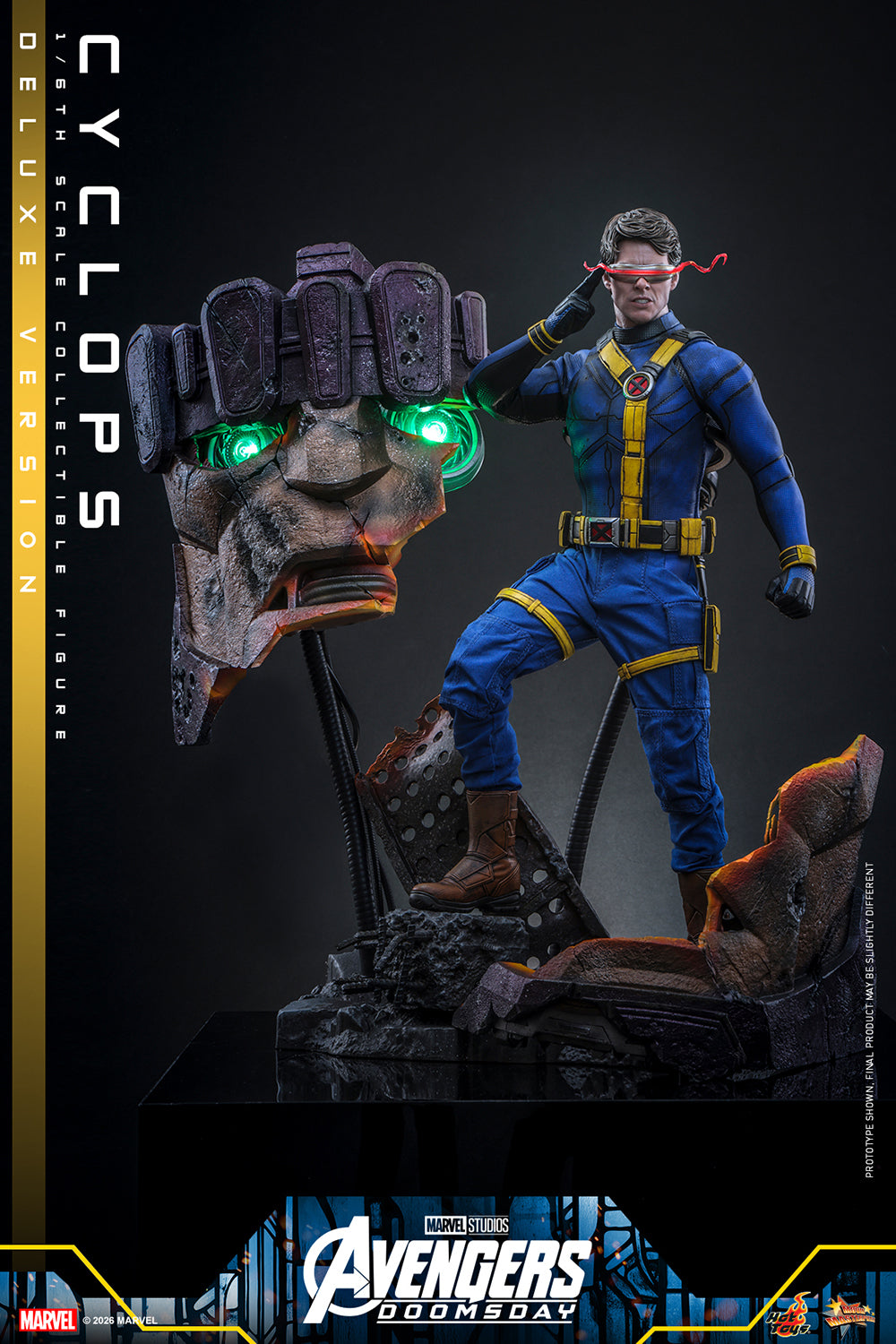 Hot Toys Cyclops (Avengers: Doomsday - Deluxe Version) 1/6 Scale Action Figure product image 1, provided for visual
